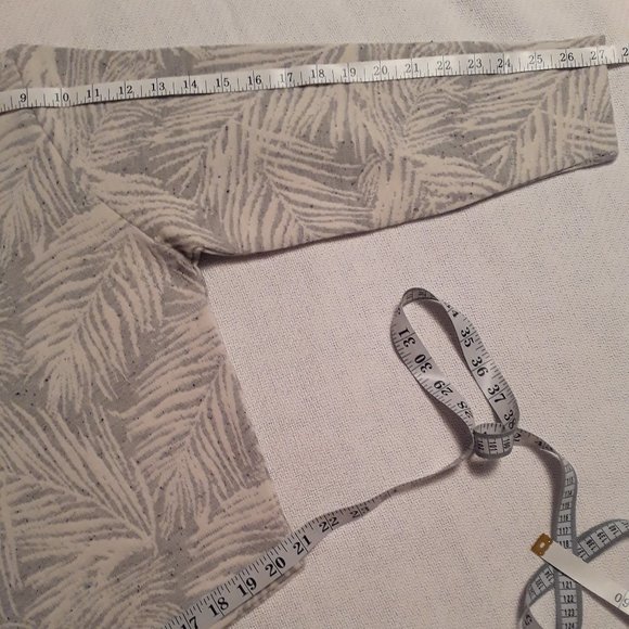 NWT French Connection Sekia Jersey Crew Neck Top, grey/white melange Sz XS boxy - Picture 7 of 13